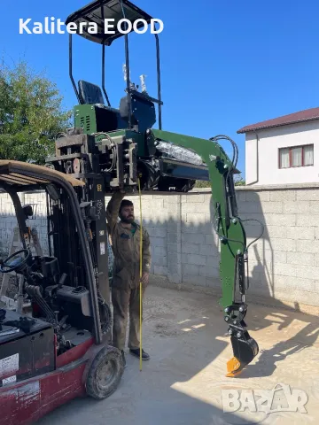 Мини Багер Мuller E1.0 | 250лв/месец | Гаранция | Изплащане, снимка 9 - Индустриална техника - 46539932