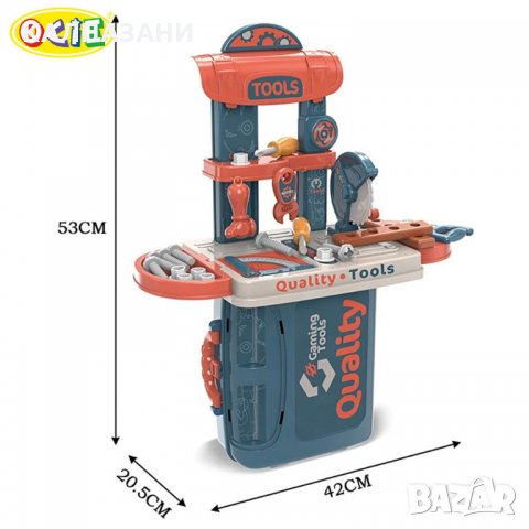 Ocie Детска работилница с инструменти в куфар 008 972, снимка 6 - Игри и пъзели - 34956061