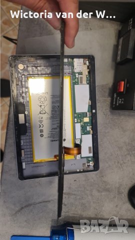 Дисплей с пукнато стъкло за таблет Huawei MediaPad T3 10" AGS-L09, снимка 2 - Таблети - 33632729
