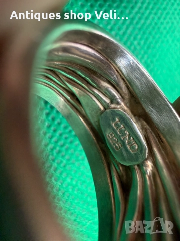 Сребърен пръстен №7707 , снимка 5 - Колиета, медальони, синджири - 52720045