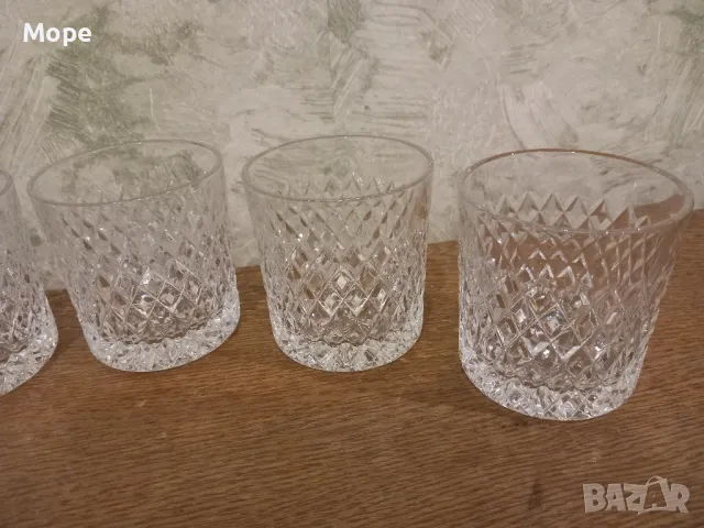 Кристални чаши за уиски , снимка 3 - Чаши - 48921290