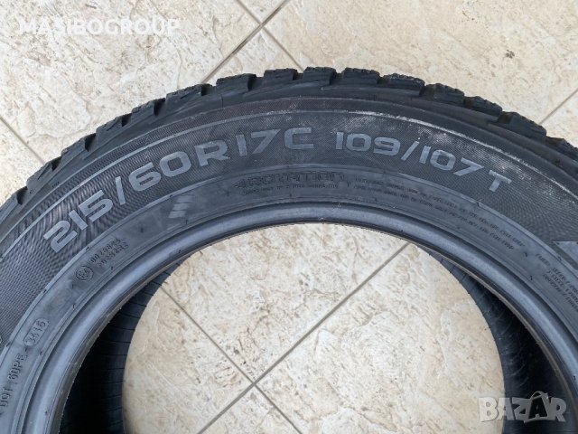 Гуми зимни бусови гума 215/60/17”C 109/107 T NOKIAN WRC 3, снимка 7 - Гуми и джанти - 43151258