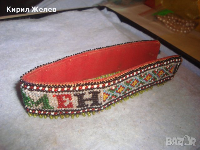 СПОМЕН Старинно МЪНИСТЕНО УКРАШЕНИЕ НАКИТ ШИРИТ 20те ГОДИНИ на 20ти ВЕК МАЙСТОРСКИ УНИКАТ БИЖУ 30686, снимка 9 - Антикварни и старинни предмети - 37851442