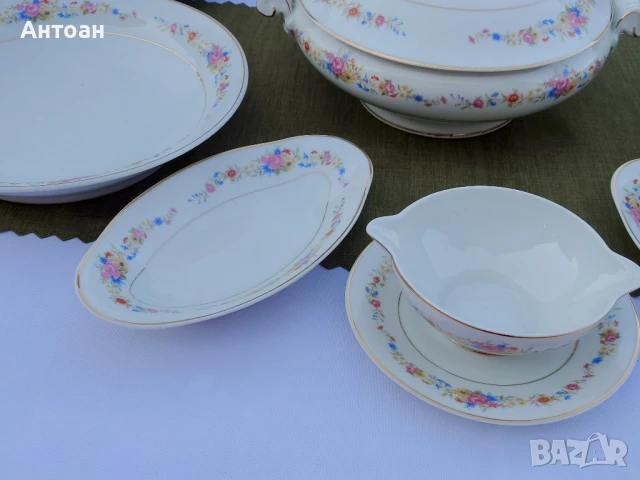 Порцеланов сервиз за хранене -Limoges France , снимка 12 - Сервизи - 50557170