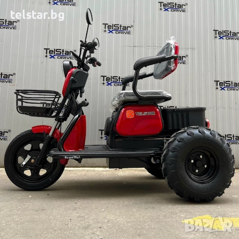 Триместна електрическа триколка OFFROAD ДЕЗЪРТ TS 350-7-NEW 2500W 25Ah с повишена мощност подходяща , снимка 6 - Мотоциклети и мототехника - 52411772