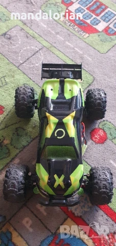 кола с дистанционно управление X-Monster 3,5 100 метра, 45 км/ч, 40 минути, 4x4, Rot, снимка 6 - Влакчета, самолети, хеликоптери - 51163931