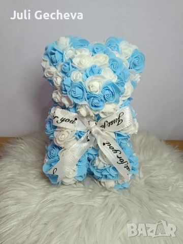 Ръчно изработени мечета от рози , снимка 9 - Ръчно изработени сувенири - 51362922