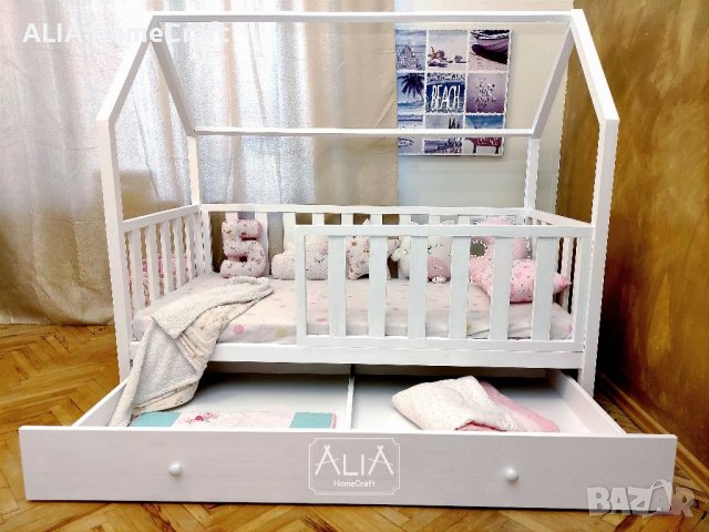 Детско легло Монтесори | Модел: "НИКИ", снимка 3 - Мебели за детската стая - 38489182