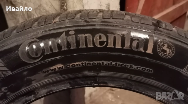 Продавам 2 броя зимни гуми 205.55.16 на 1 сезон дот 2019 Контентал , снимка 3 - Гуми и джанти - 53314965