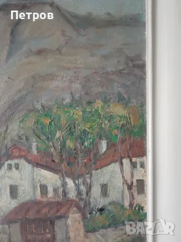 картина на Петър Доев 60/46 см, снимка 7 - Картини - 47311333