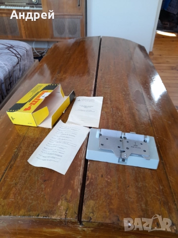 Стар уред за лепене на лента,сплайсер МПП-4, снимка 3 - Антикварни и старинни предмети - 51924137