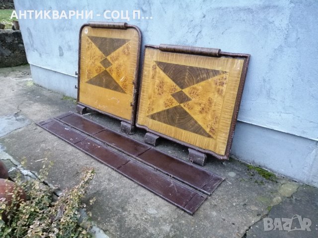 Старо Метално Ретро Легло /Комплект Стари Метални Табли От Ретро Легло. 