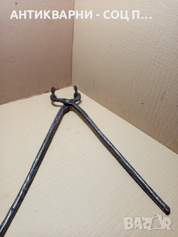 Стари Големи Ръчно Ковани Ковашки Клещи., снимка 7 - Антикварни и старинни предмети - 51645725