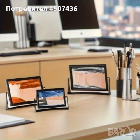 Стъклен пясъчен арт-Свободно стояща динамична 3D картина с движещ се пясък, декорация за дома и офис, снимка 17 - Декорация за дома - 50797310