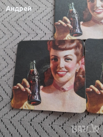 Подложки за чаши Кока Кола,Coca Colа #7, снимка 3 - Колекции - 53205331