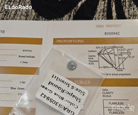 колекция от скъпоценни камъни със сертификат , снимка 15 - Гривни - 52906418