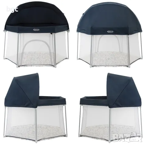 НОВА Бебешка Детска Кошара Graco EverGo Rubix Кошарка Грако  - 24 месеца гаранция