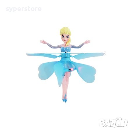 Детска кукла летяща Digital One SP00651 8088b Синя Детска играчка летяща фея, снимка 1 - Кукли - 39587188