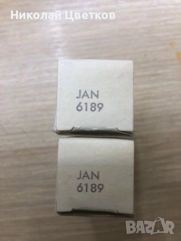 ECC 82 Sylavania JAN 6189- нов чифт лампи 1967г, снимка 3 - Аудиосистеми - 51948693