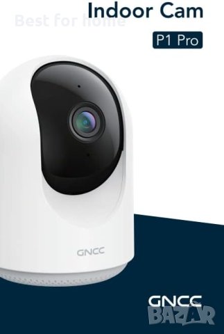 2K вътрешна камера за наблюдение, WiFi камера за бебе,P1Pro, снимка 3 - Камери - 43426188
