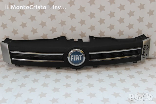 Предна решетка Fiat Panda (2003-2012г.) предна емблема Фиат Панда / 735363745, снимка 2 - Части - 32969648
