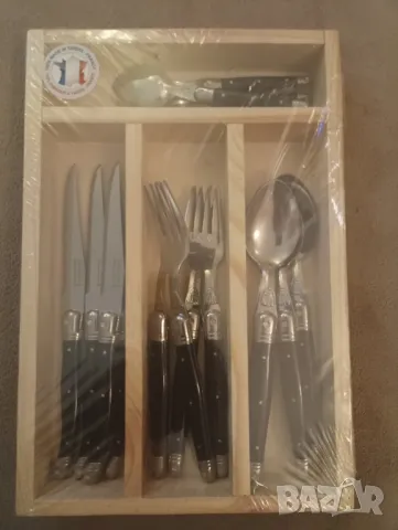 Комплект прибори за сервиране хранене 16 части Laguiole, Thiers, Франция. 