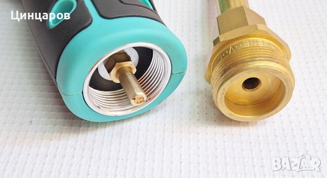 Бутилка пропан-бутан 1кг, маркуч с адаптер заместващ мап газ флакон , снимка 5 - Други машини и части - 53608695