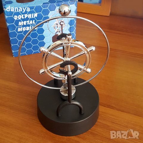 Антистрес махало рул с окръжност сувенир играчка вечно движение, снимка 4 - Декорация за дома - 26270398