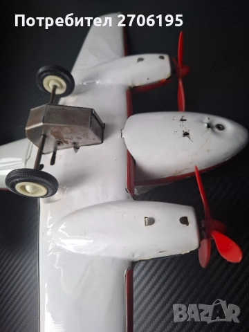 Метално Винтидж самолетче , снимка 12 - Колекции - 52814938