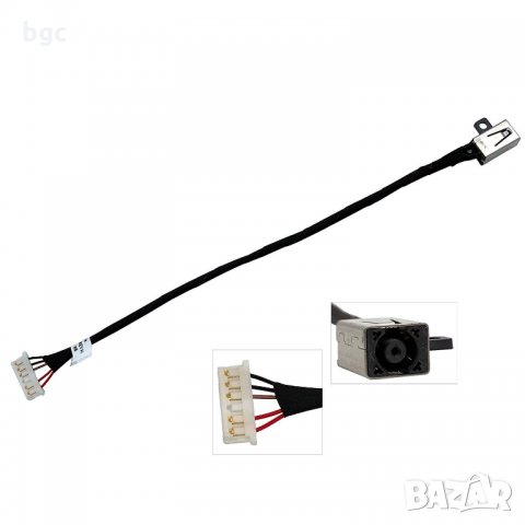 Нова DC JACK Букса за Лаптопи Dell Inspiron 14 15 3451 7460 7560 DC30100YE00 0JM9RV JM9RV PJ875, снимка 13 - Лаптоп аксесоари - 24591757