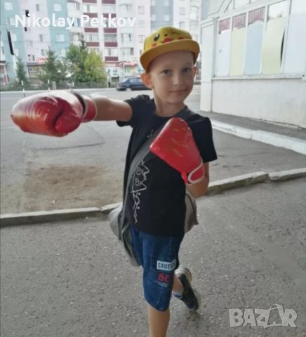 Детски боксови ръкавици и мечи лапи, снимка 5 - Бокс - 35397887