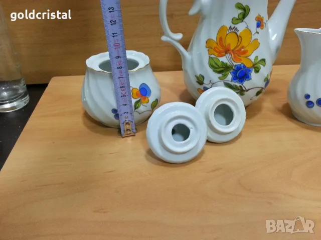 Стар български порцелан чайник заханица латиера , снимка 8 - Антикварни и старинни предмети - 49426049