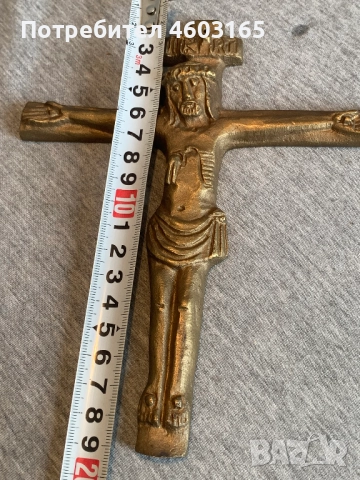 бронзов кръст , снимка 4 - Антикварни и старинни предмети - 52595260