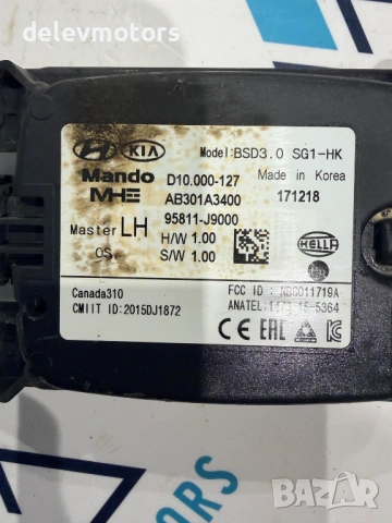 95811-J900 заден сензор за мъртва зона от Hyundai Kona 1.6 T-GDI, двигател G4FJ, ск. кутия DQ21, снимка 2 - Части - 53524741