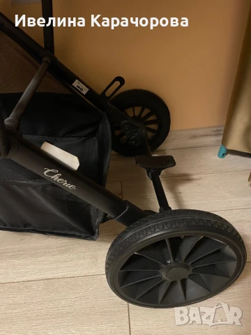 Нова KIKKA BOO Комбинирана количка 3в1 CHERIE BEIGE, снимка 3 - Детски колички - 51392313