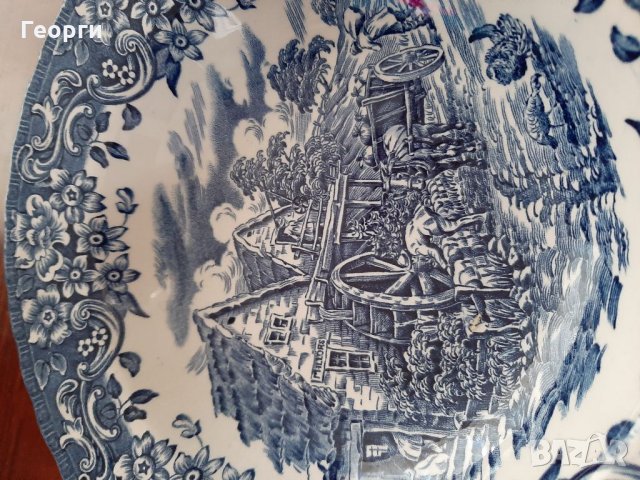 Дълбока порцеланова чиния Royal Tudor Ware, снимка 2 - Чинии - 33306491