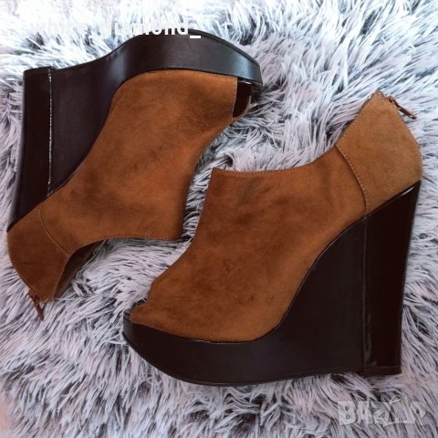 Дамски отворени платформи номер 40, снимка 5 - Сандали - 33185465