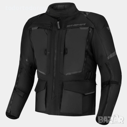 Мъжко трислойно ендуро мото яке за мотоциклет SHIMA HERO 2.0 Black , снимка 2 - Аксесоари и консумативи - 53168901