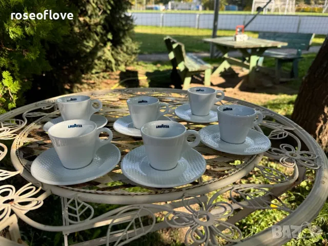 Лаваца / Lavazza италиански порцеланови чаши за кафе модел 4
