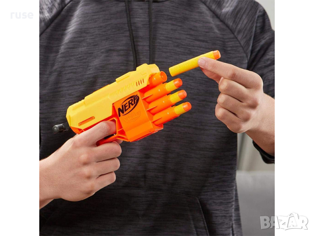 НОВ! Бластер NERF Alpha Strike FANG QS-4, пистолет, 10 стрелички, снимка 3 - Други - 44875212