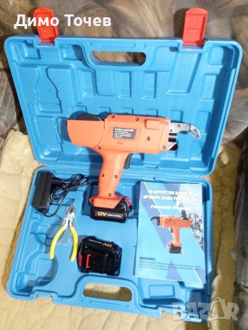 Машина-пистолет за връзване на арматура с 3 макари тел , снимка 3 - Други инструменти - 48231561