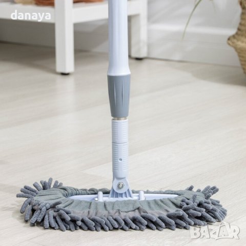3434 Гъвкава подочистачка моп с микрофибърна кърпа, снимка 4 - Мопове, кофи, четки и метли - 39135824