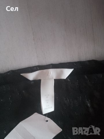 Блуза с буфон ръкав H&M, снимка 2 - Блузи с дълъг ръкав и пуловери - 44128739