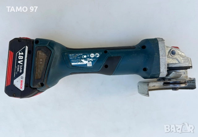 BOSCH GWS 18V-7 - Акумулаторен безчетков ъглошлайф 18V, снимка 4 - Ъглошлайфи - 52958421