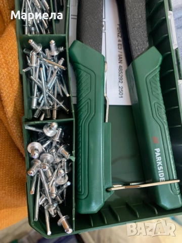 Parkside Клещи за слепи нитове 110 части, снимка 8 - Други инструменти - 52736780