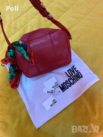 Оригинална чанта Love Moschino, снимка 5 - Чанти - 28336622
