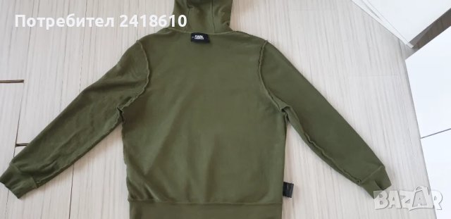 Karl Lagerfeld Print Hoodie Mens Size L ОРИГИНАЛ! Мъжки Суитчър!, снимка 11 - Суичъри - 48411244