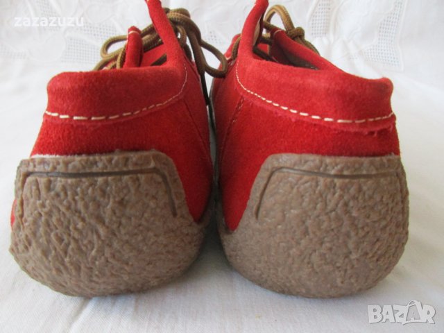 Червени дамски , много удобни мокасини, снимка 6 - Дамски ежедневни обувки - 26582293