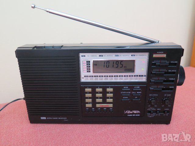 Supertech SR16HN,Sangean ATS-803A,покритие 150 - 29999 kHz.,радио, 1988г, снимка 2 - Радиокасетофони, транзистори - 44084863