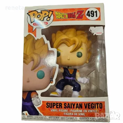 Фигурка Dragon Ball, Супер Саян Vegito, Пластмасова, 10 см, снимка 1